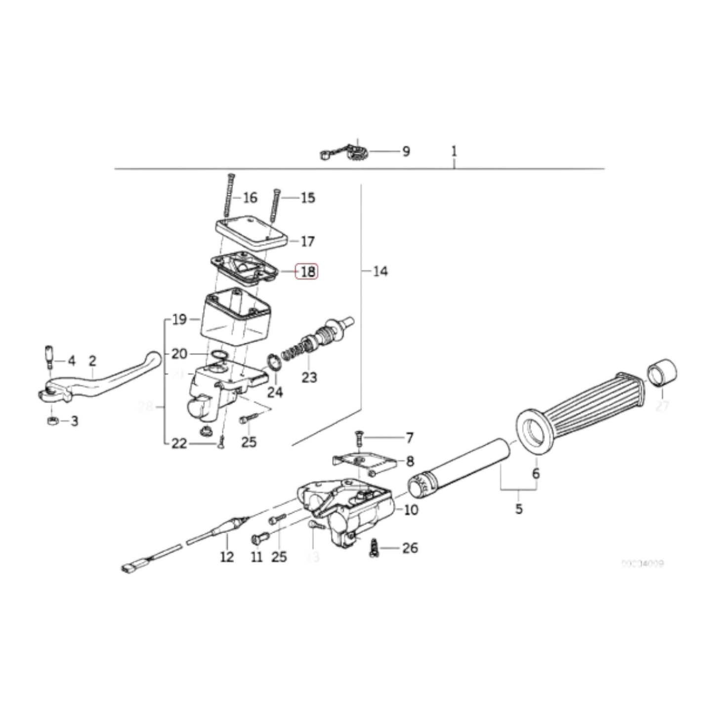 Front brake fluid reservoir diaphragm NEW 32721451742