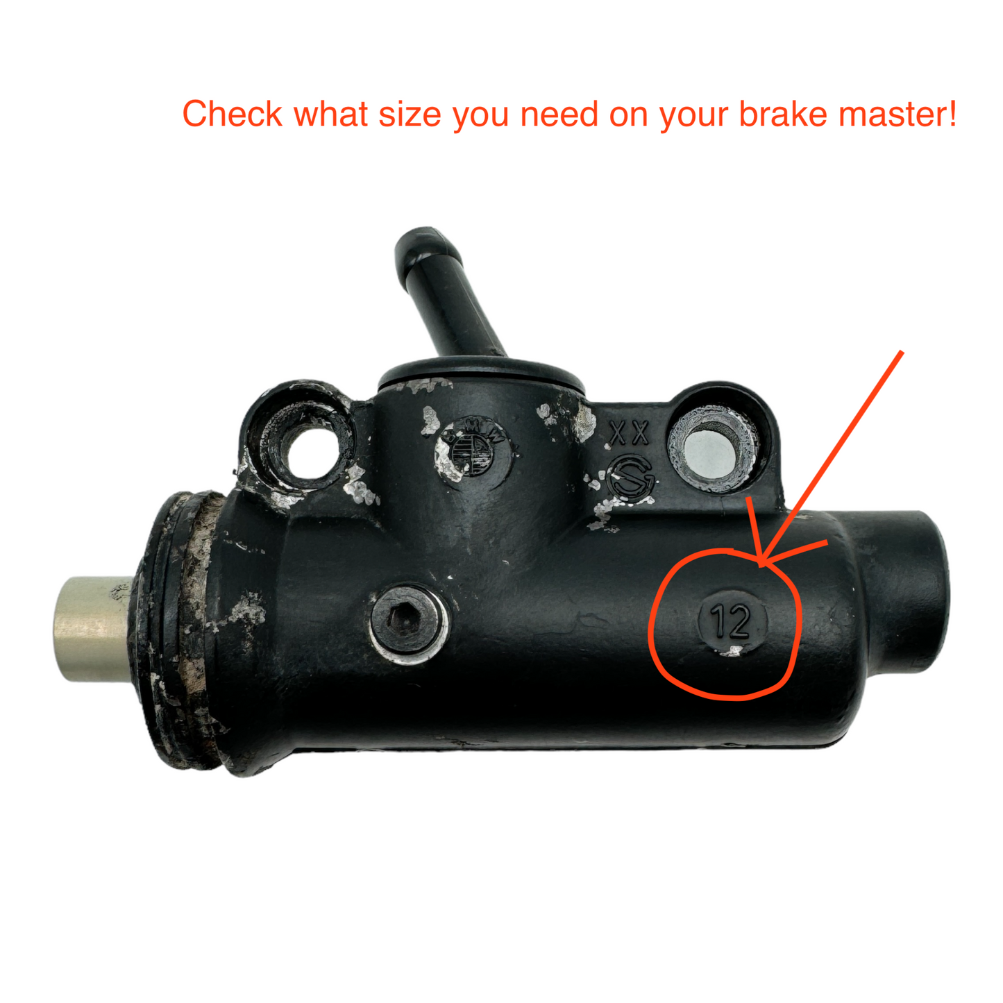 Repair kit rear brake master cylinder D=12MM BMW K1 K75 K100 K1100 NEW 34312311064