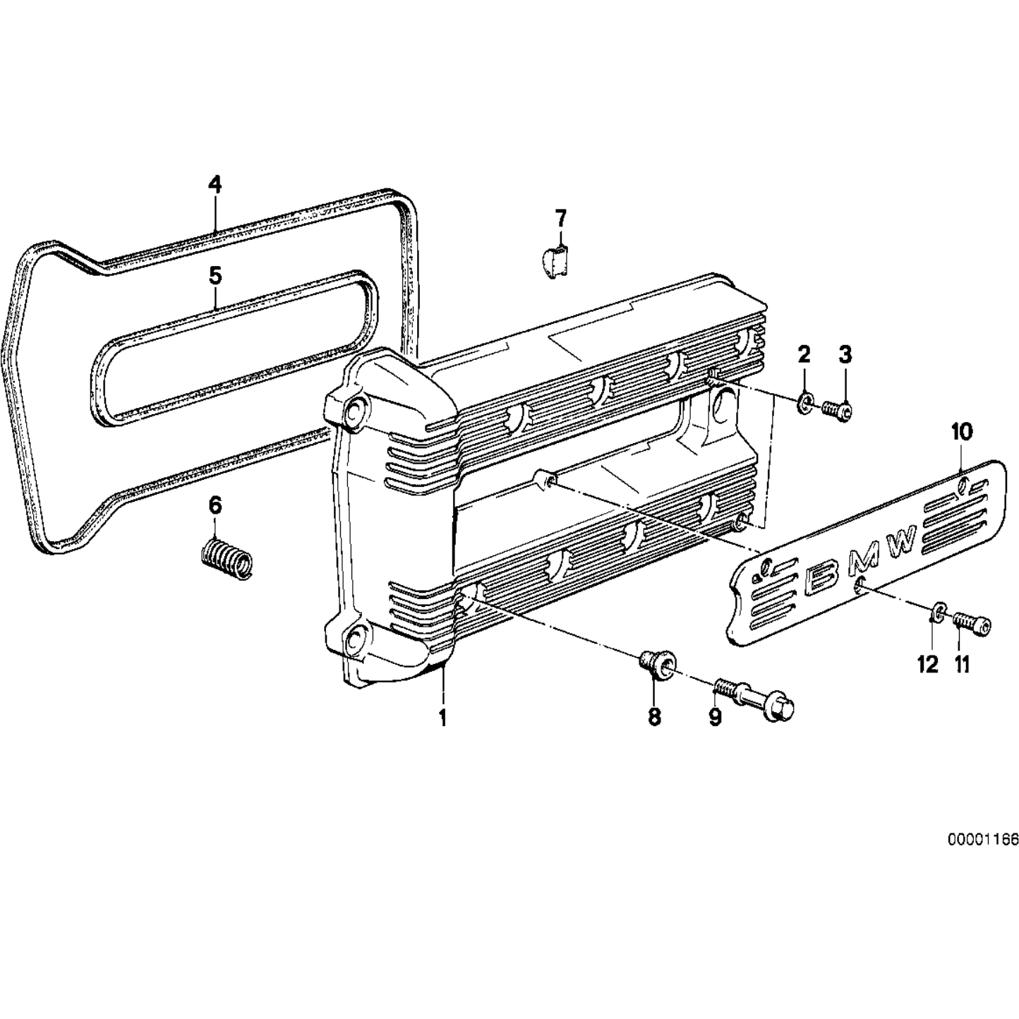 Valve cover gasket K100-8V NEW 11121460464