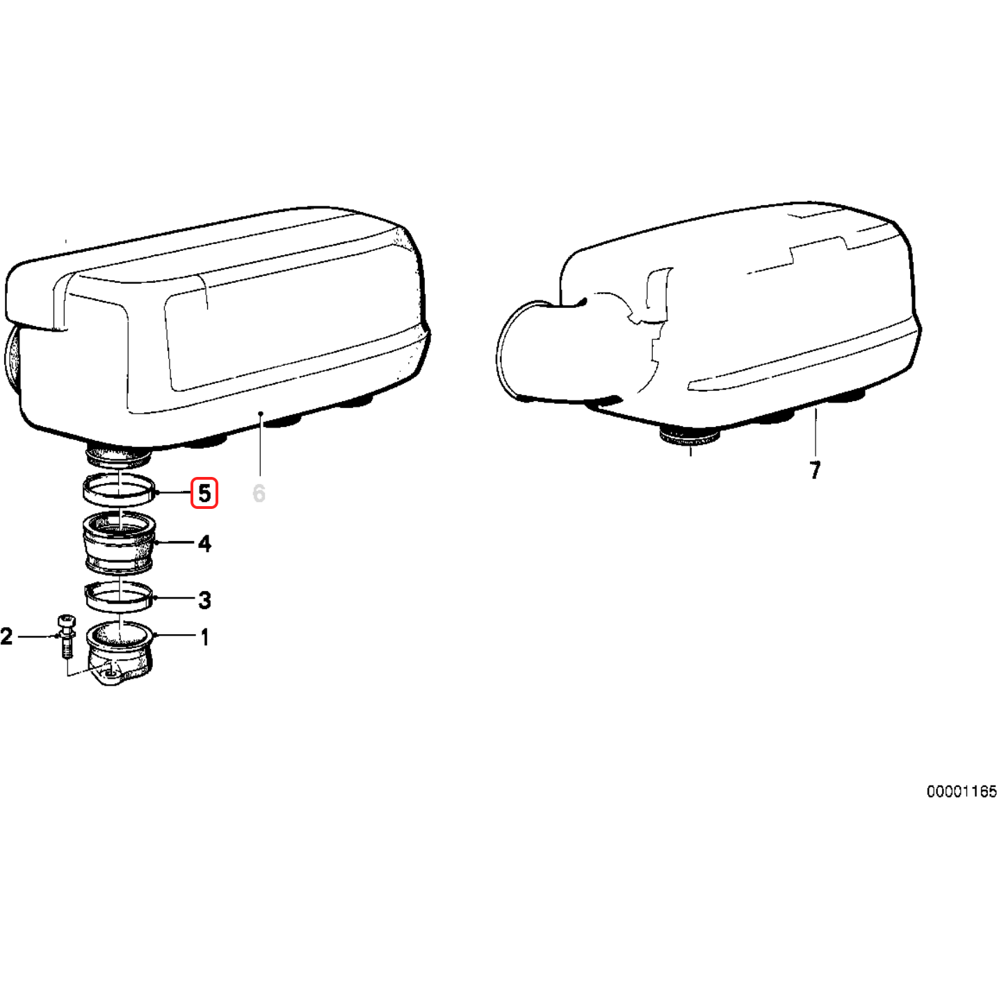 Intake manifold clamp NEW 11611460901
