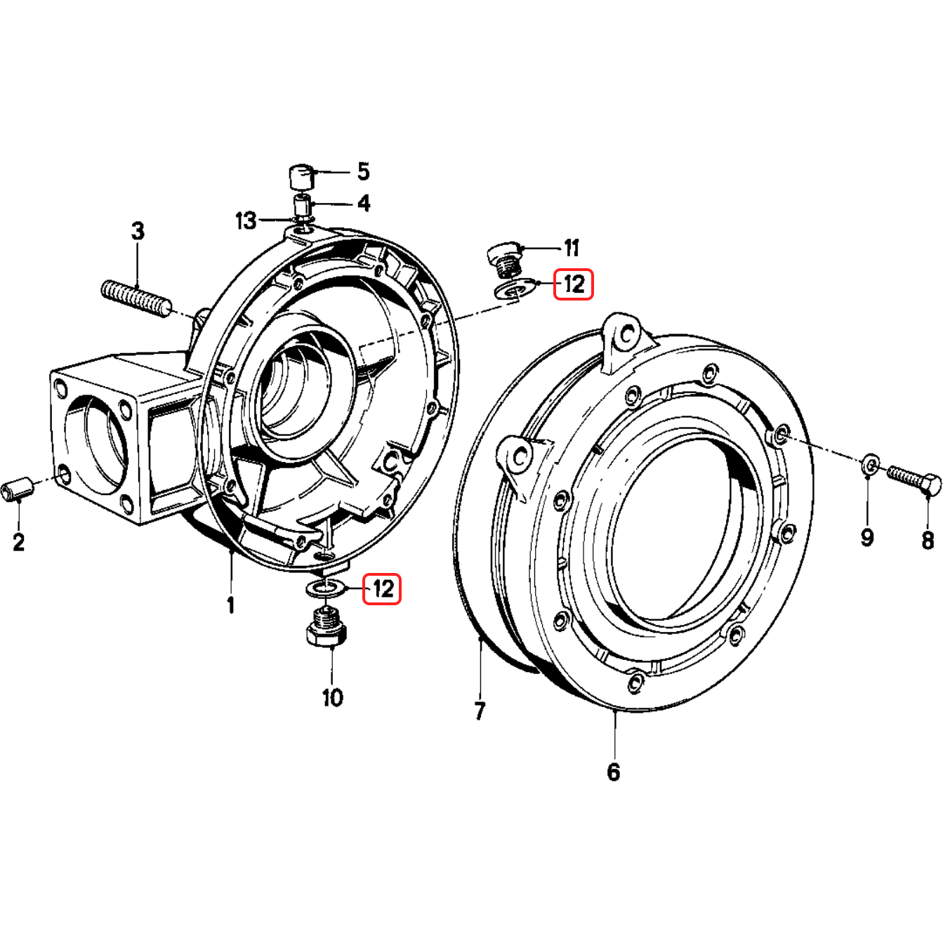 Crush washer 07119963200 NEW
