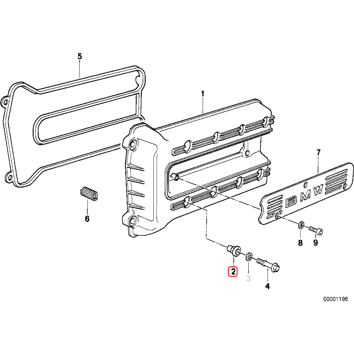 K1100 K1200 Rubber bush NEW 11141461475