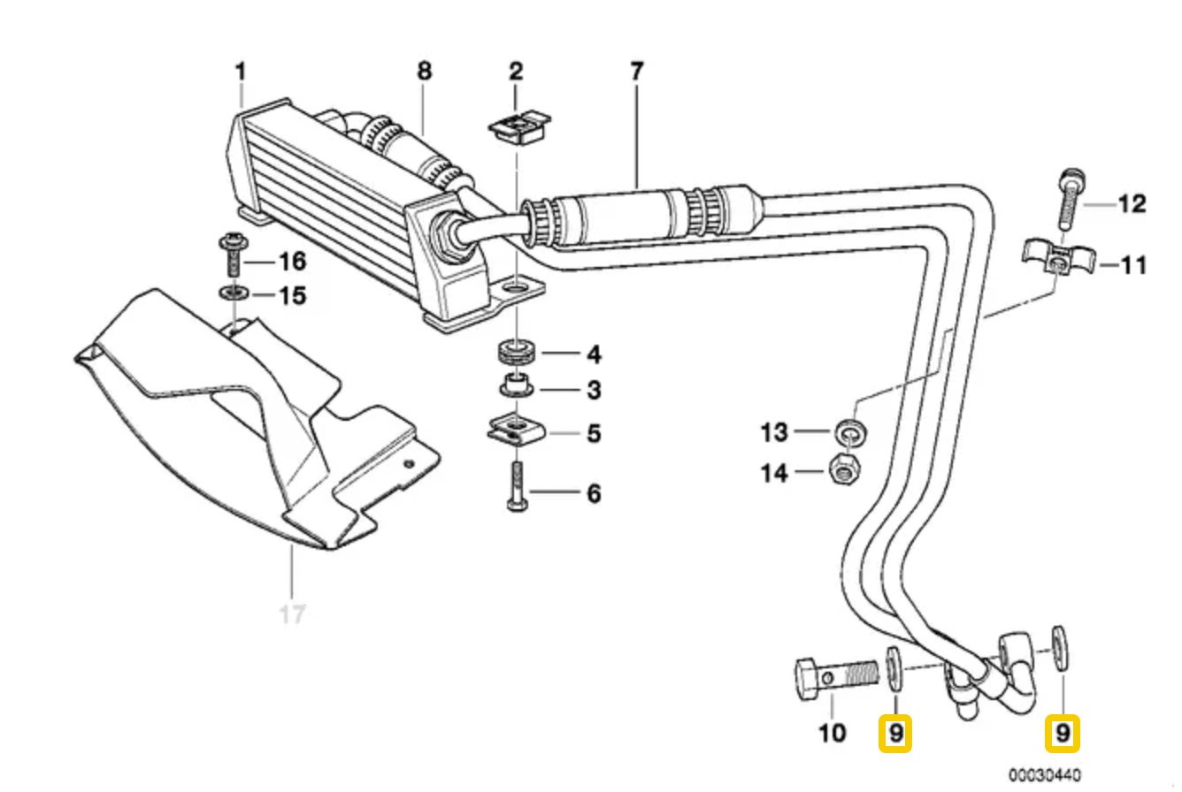 Crush washer 07119963251 NEW