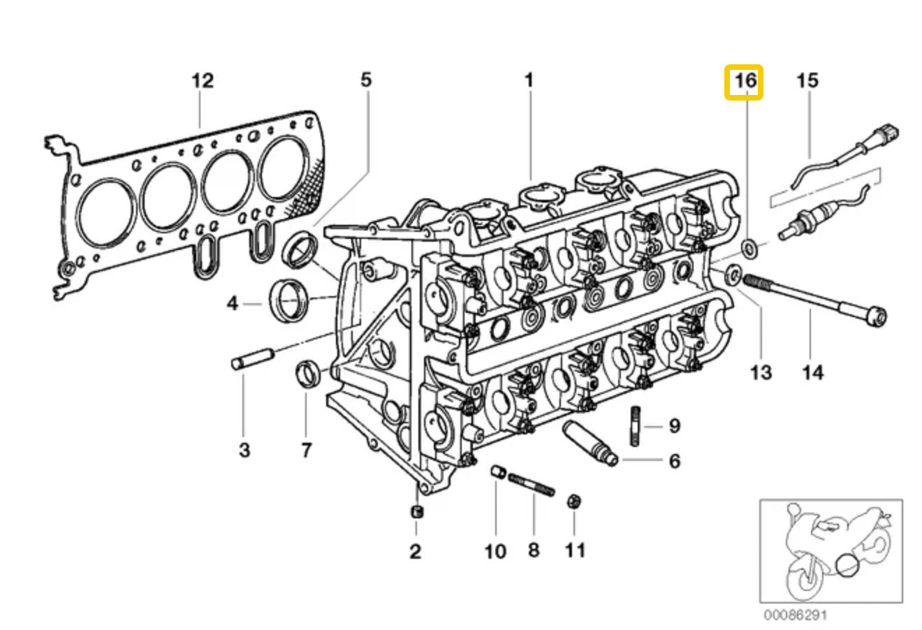 Crush washer 07119963130