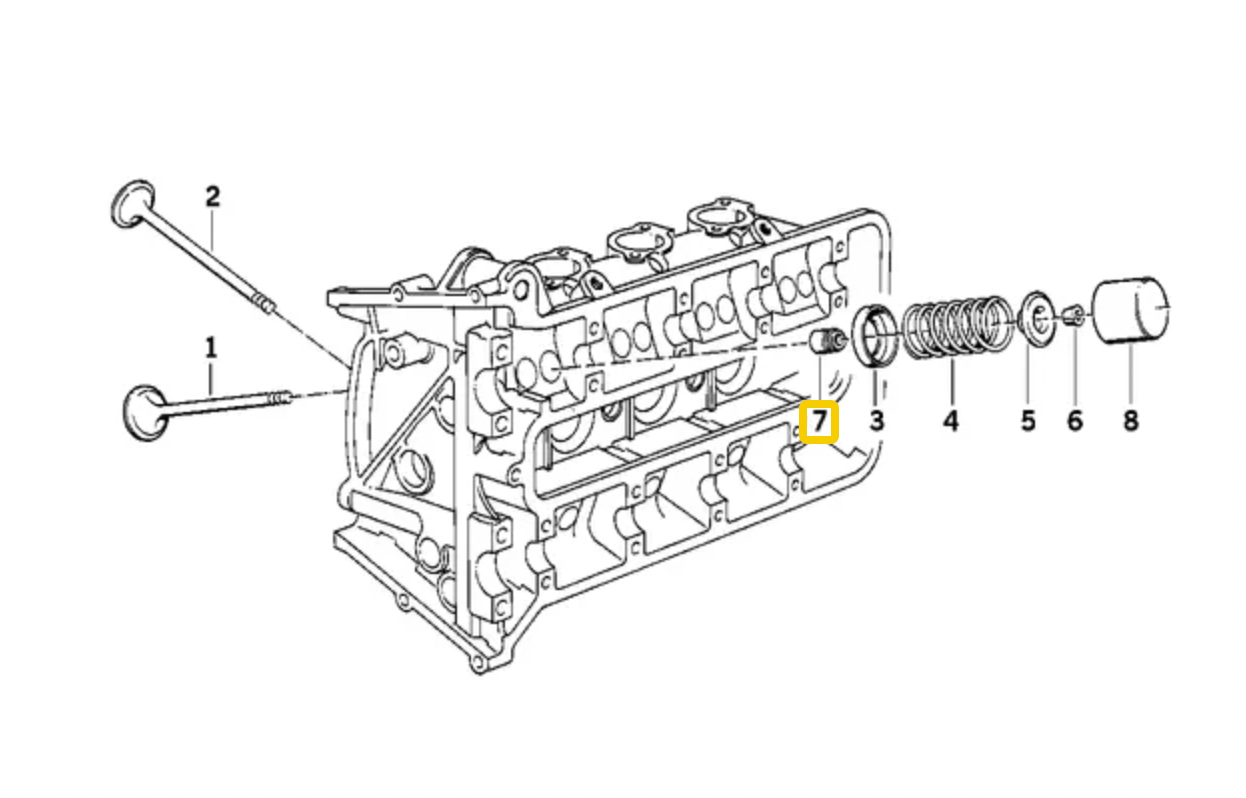 Valve seal ring 11341461679 NEW K1 K100 - 16V K1100 R850 R1100