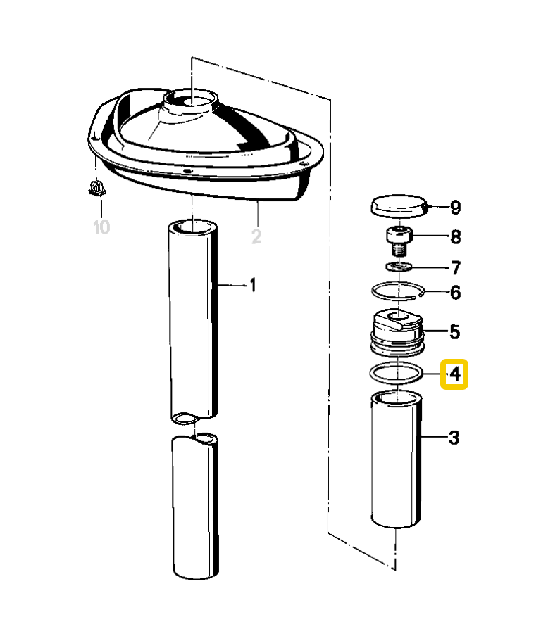 Fork top plug O ring NEW 31421450532