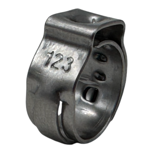 Ear clamp stainless steel 12.3 MM BMW K1 K75 K100 K1100 K1200 R850 R1100 R1150 R1200C/CL NEW 17111460922